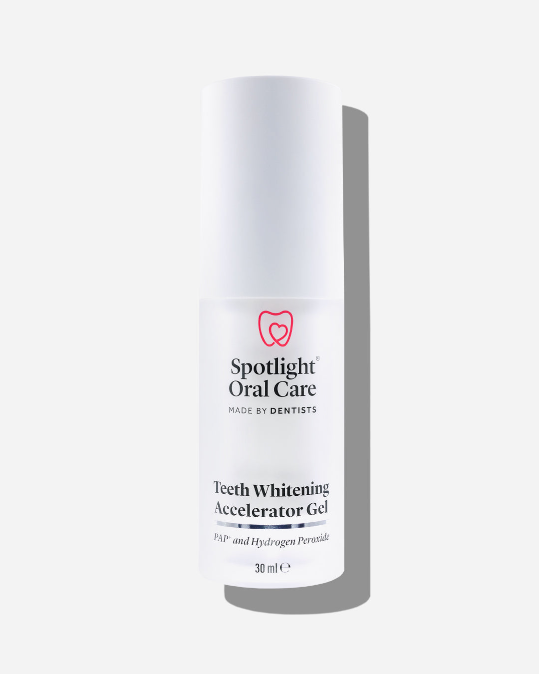Spotlight Oral Care Teeth Whitening Accelerator Gel with PAP and Hydrogen Peroxide for instant stain removal and enamel-safe whitening