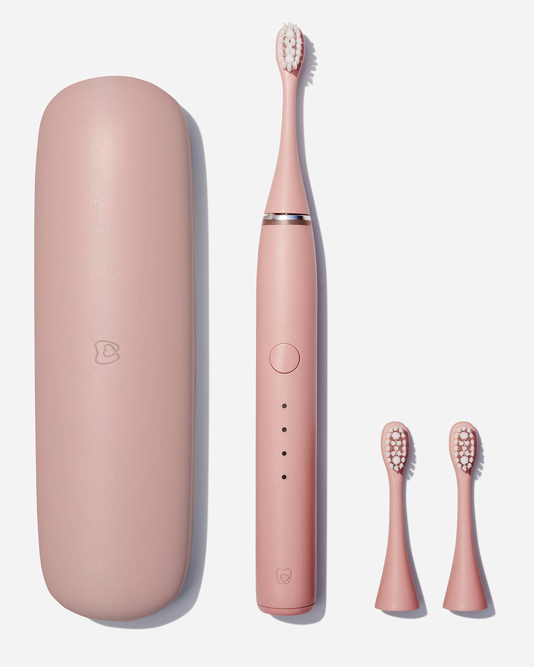 Spotlight Oral Care Sonic Pro Electric Toothbrush in Blush Pink featuring four brushing modes—Gentle, Clean, White, and Polish—for a dentist-level clean at home