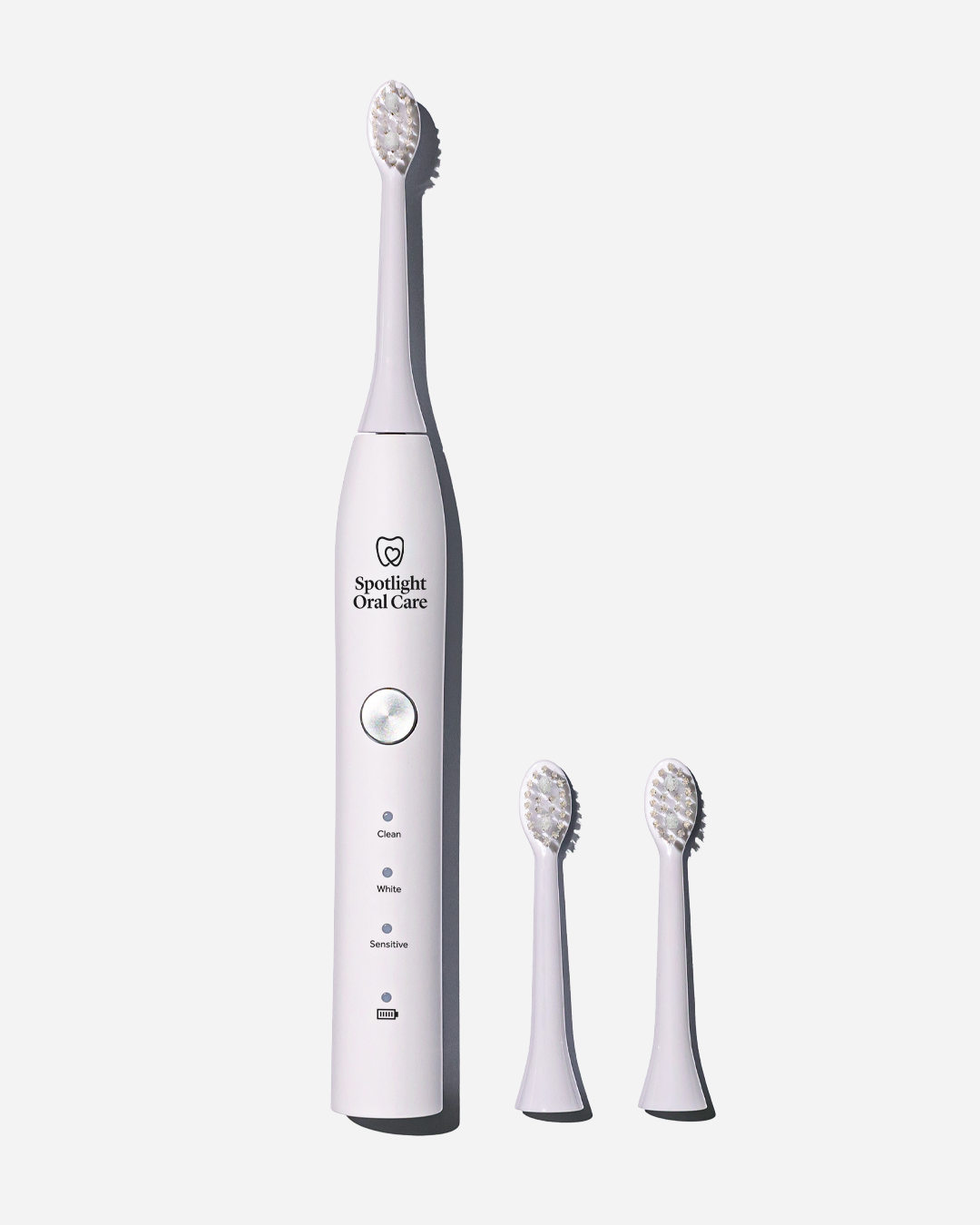 Spotlight Oral Care Sonic Electric Toothbrush featuring high-frequency brush movements and three cleaning modes—Sensitive, Clean, and White—for a personalised oral care routine