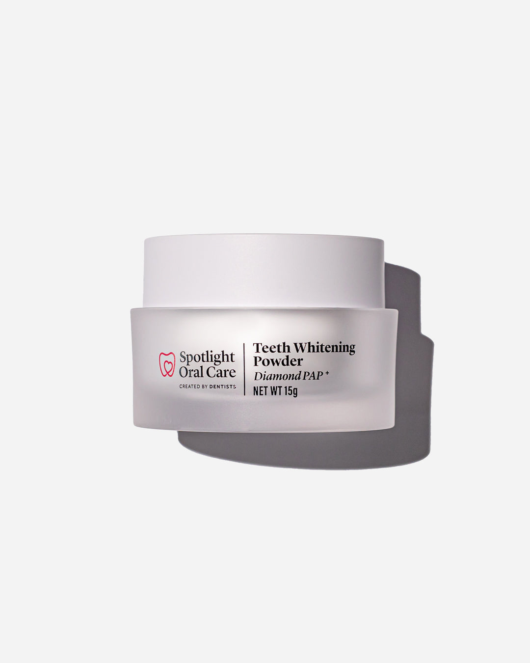 Spotlight Oral Care Teeth Whitening Powder Diamond PAP featuring Diamond Powder, PAP, and Hydrogen Peroxide for instant stain removal and enamel-safe whitening