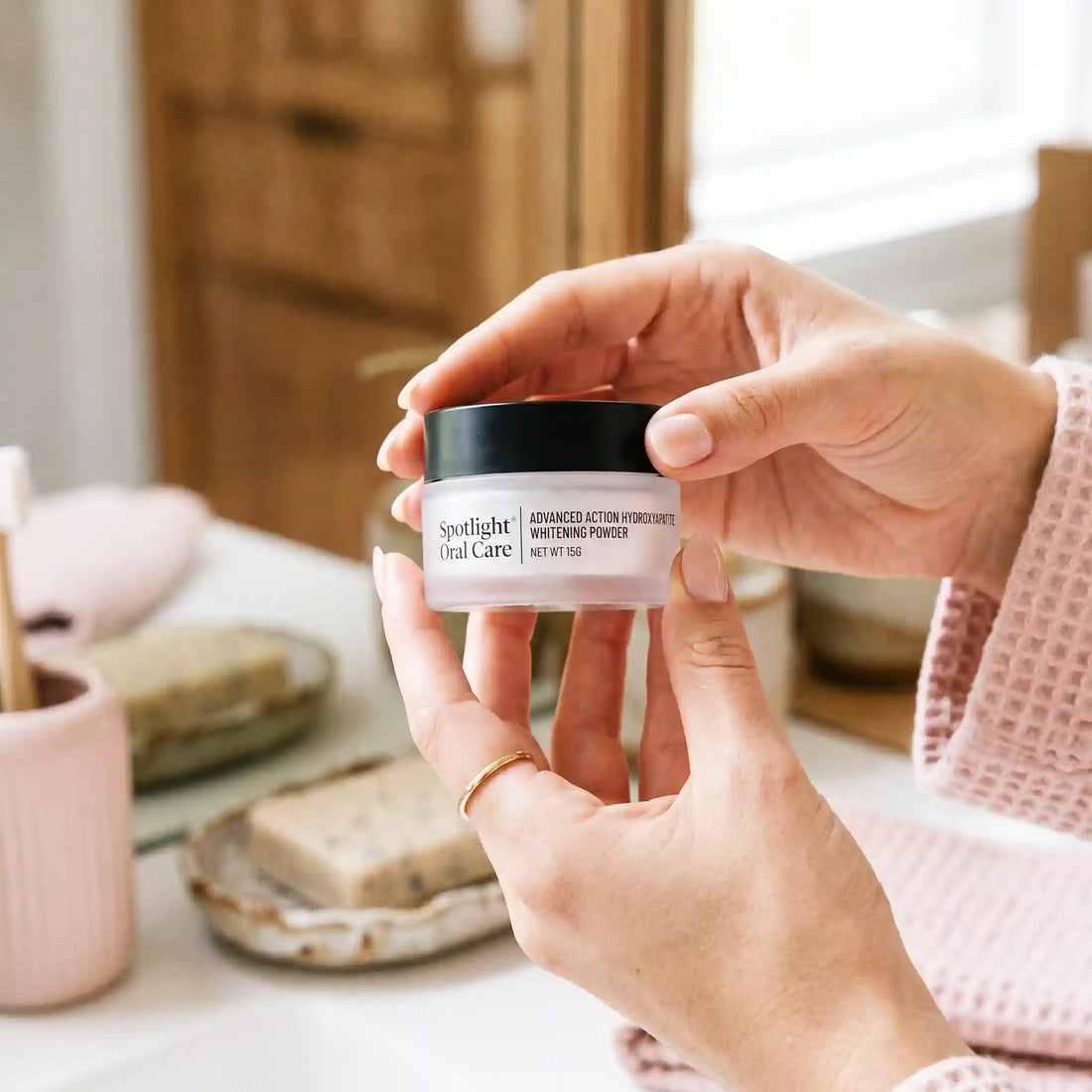 Stronger Enamel. Whiter Teeth: Meet Our Advanced Action Hydroxyapatite Whitening Powder