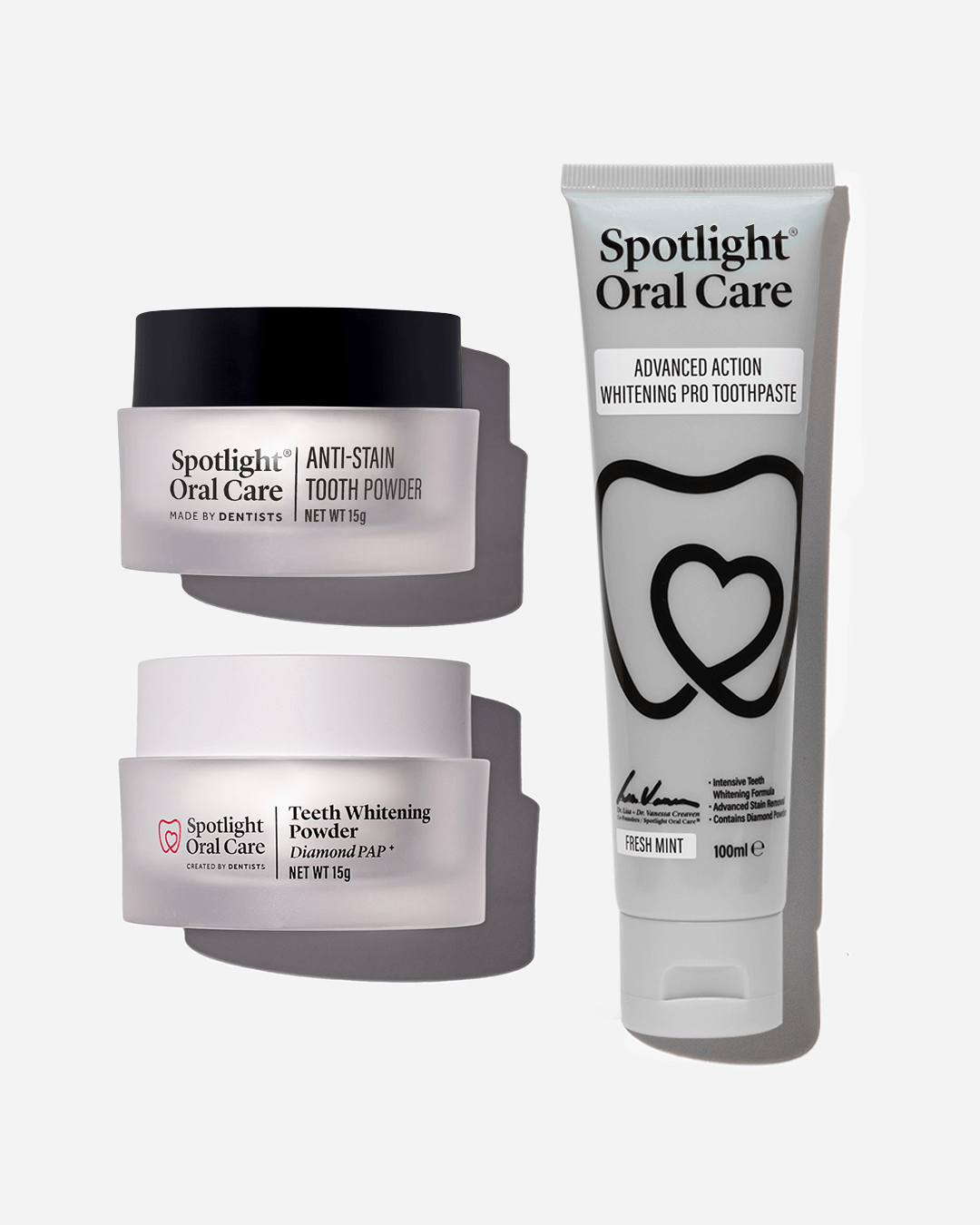 Spotlight Oral Care Advanced Stain-Free Smiles set for effective teeth whitening
