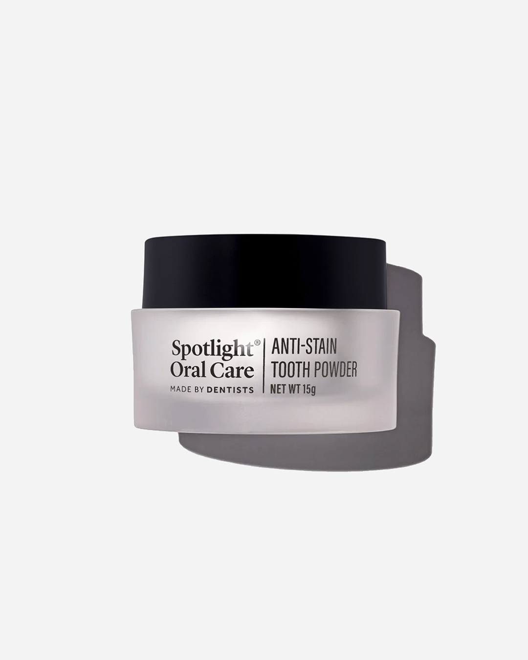 Spotlight Oral Care Anti-Stain Tooth Powder with Perlite and PAP for effective stain removal and enamel protection​