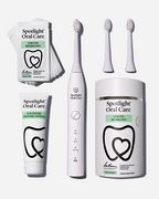 Spotlight Oral Care Classic Sonic Electric Toothbrush Bundle featuring Sonic Toothbrush, Ultra Teeth Whitening Strips, and Ultra Whitening Professional Toothpaste​