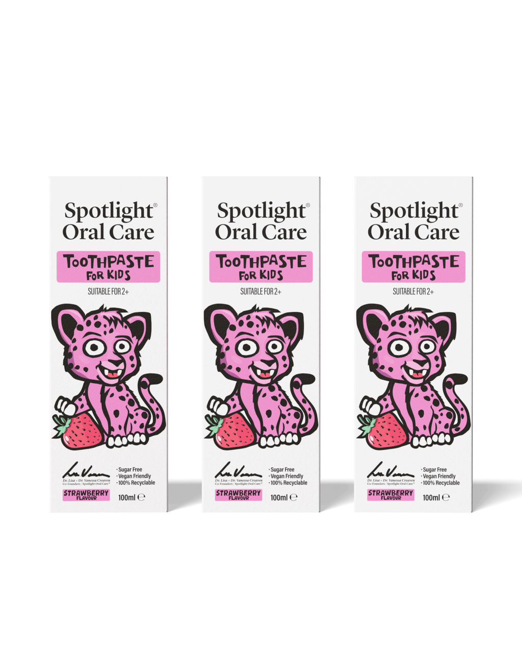 Kids Cheetah Toothpaste X3 Bundle