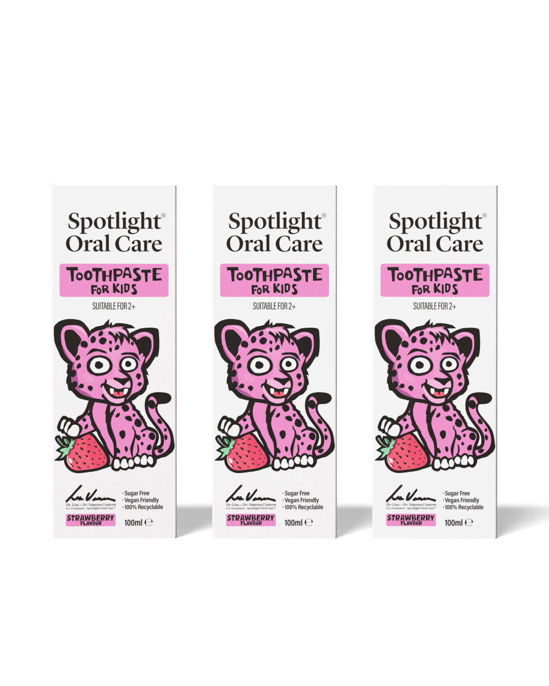 Kids Cheetah Toothpaste X3 Bundle