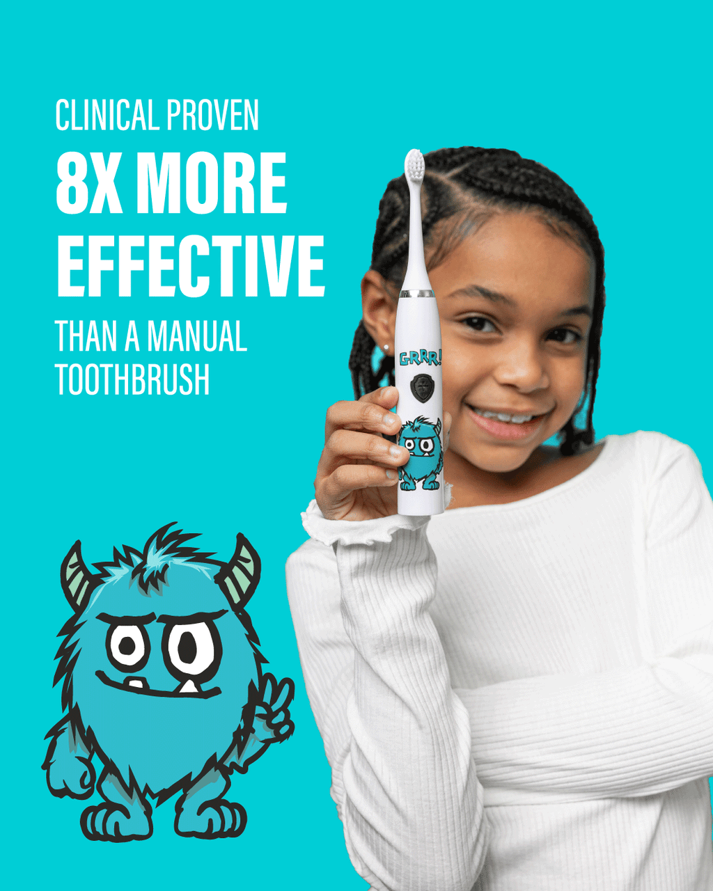 Kids Monster Electric Toothbrush