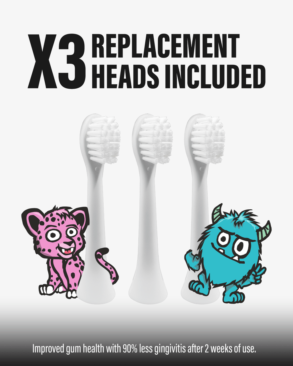 Kids Electric Toothbrush Replacement Heads