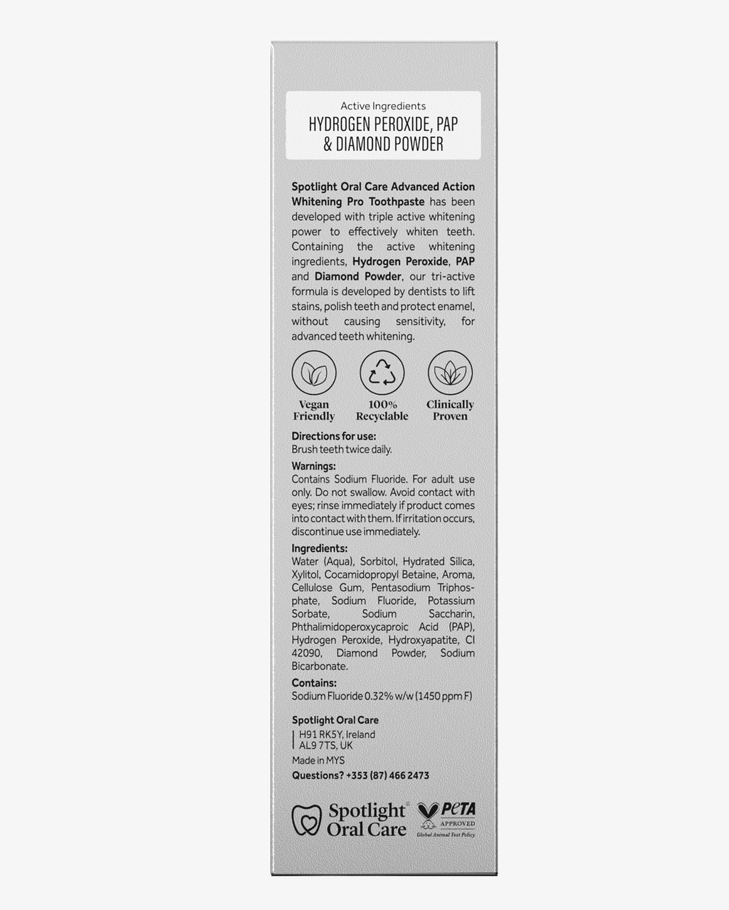 Mini Advanced Action Whitening Pro Toothpaste