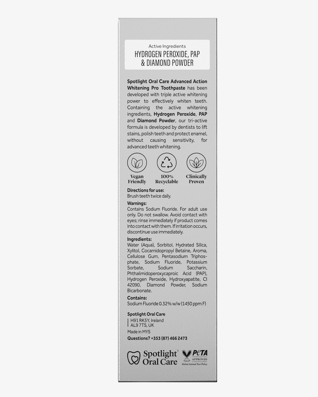 Mini Advanced Action Whitening Pro Toothpaste