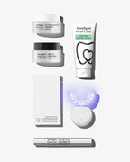 Spotlight Oral Care Brand New Smile Bundle featuring LED whitening system, whitening pen, strips, powders, and toothpaste​