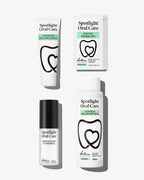 Spotlight Oral Care Daily Whitening Bundle featuring Ultra Teeth Whitening Strips, Ultra Whitening Professional Toothpaste, Accelerator Gel and Mouthwash