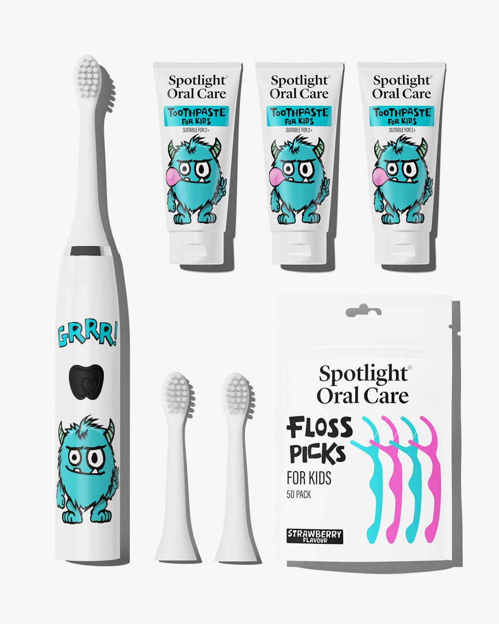 Monster Toothbrush Monster Kids Bundle – Spotlight Oral Care UK