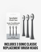 Original Sonic Replacement Heads (Graphite Grey)