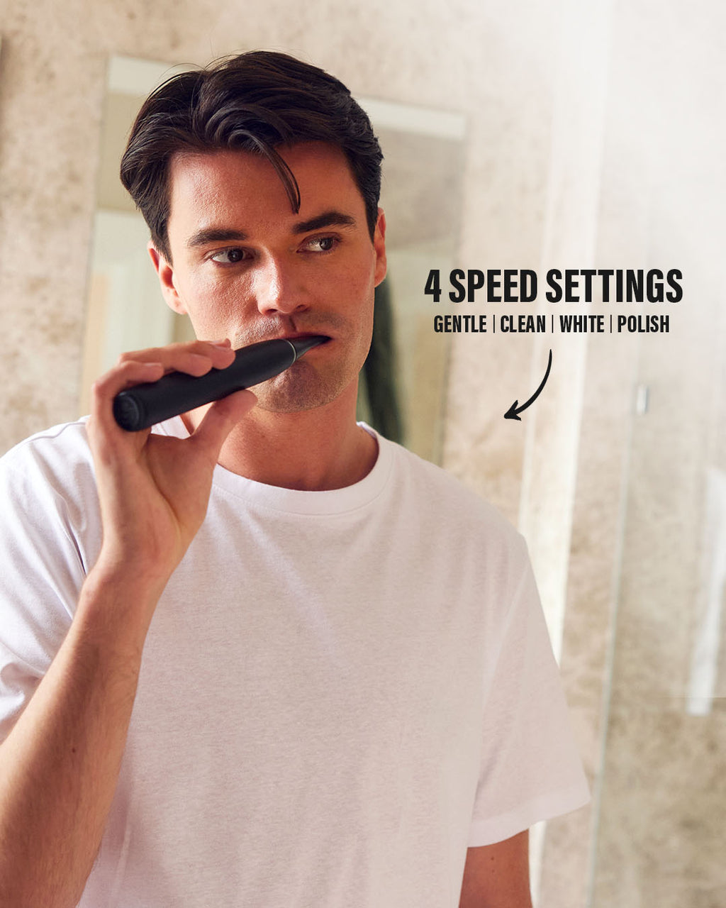 Jet Black Sonic Pro Electric Toothbrush