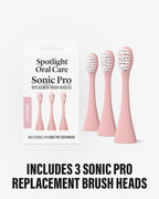 Sonic Pro Replacement Heads · Blush Pink