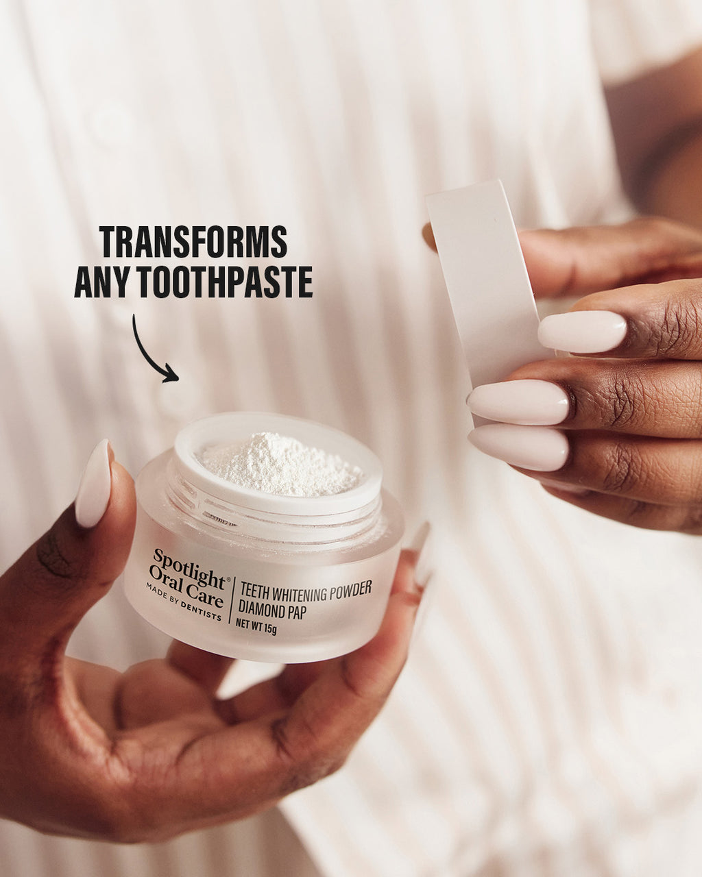 Pap Tooth Powder Advanced Diamond Teeth Whitening Powder With PAP - Spotlight Oral Care UK