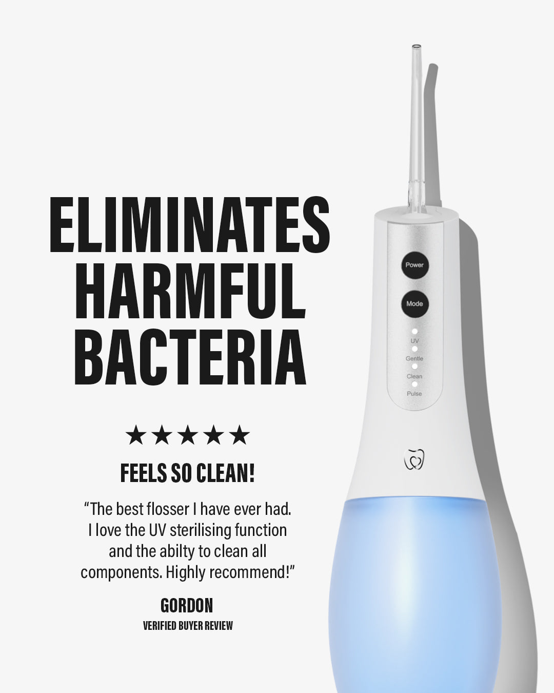 Water Flosser with UV Steriliser