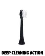 Sonic Toothbrush Replacement Heads - Black