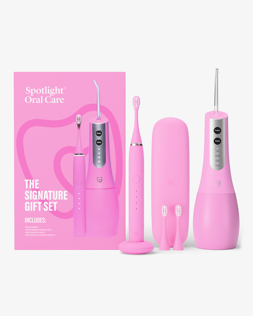Signature Gift Christmas Set electric Toothbrush and Water Floss 