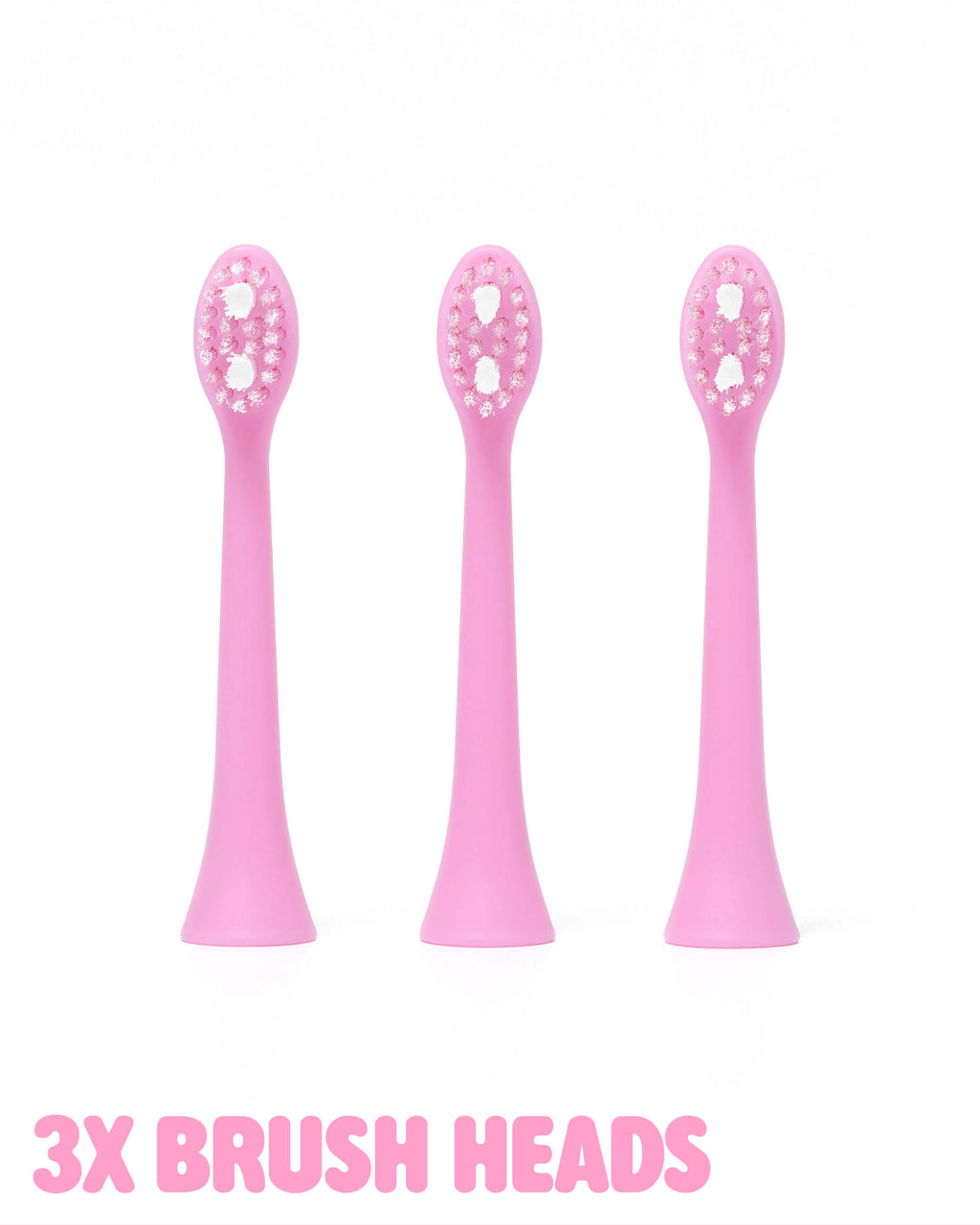 Sonic Toothbrush Replacement Heads - Pink