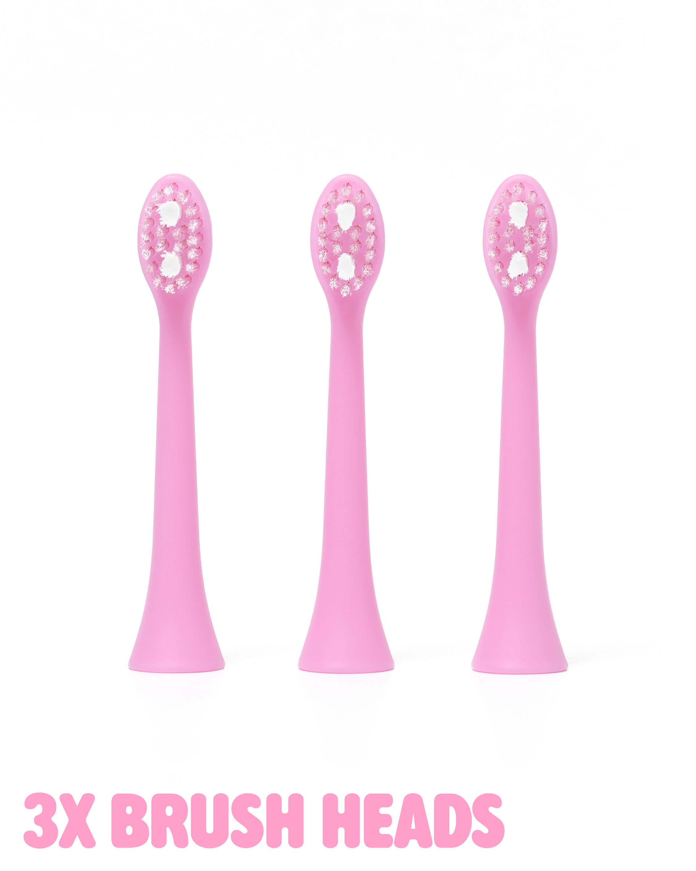 Sonic Toothbrush Replacement Heads - Pink
