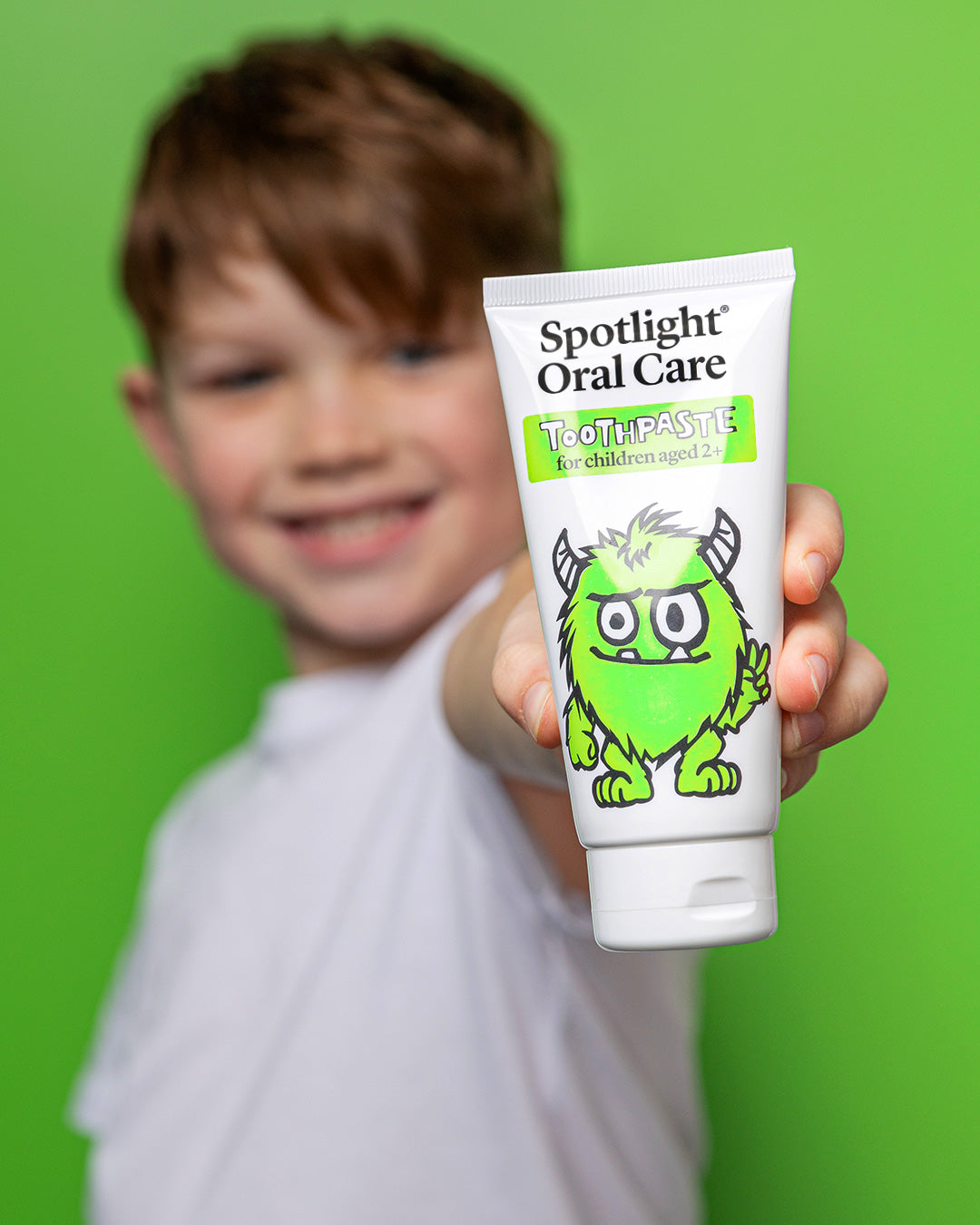 Dentist-developed toothpaste for kids, free from artificial dyes, SLS, and triclosan, ensuring gentle yet effective cleaning​