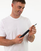 Set of three Jet Black brush heads for the Sonic Pro Toothbrush, featuring soft bristles for effective plaque removal and gum care​