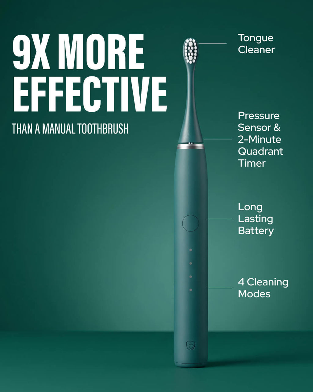 Sonic Pro Limited Edition Electric Toothbrush - Emerald Green
