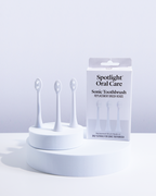 Spotlight Oral Care's Sonic Toothbrush Replacement Heads offering a convenient solution to maintain your oral care routine and achieve a healthier smile​