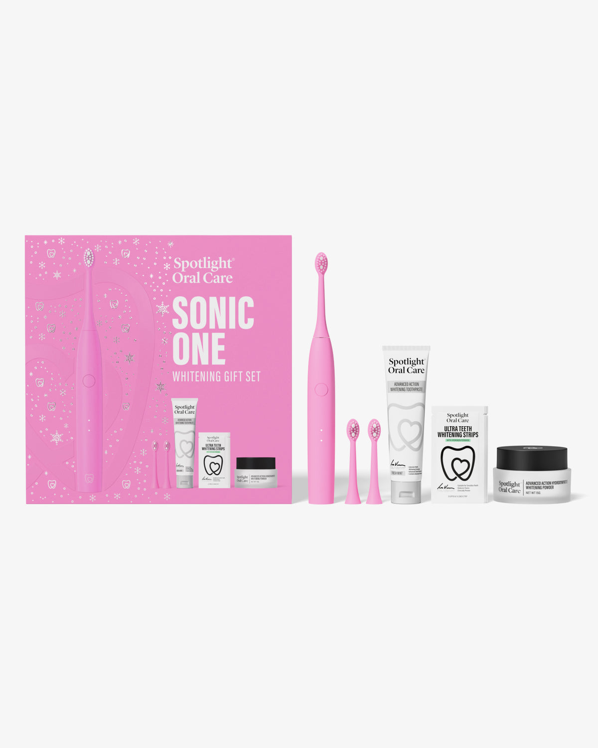 Sonic One Whitening Gift Set - Pink