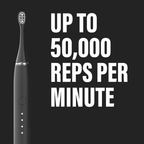 Jet Black Sonic Pro Electric Toothbrush