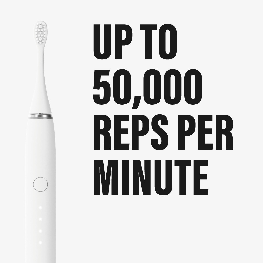 Pure White Sonic Pro Electric Toothbrush