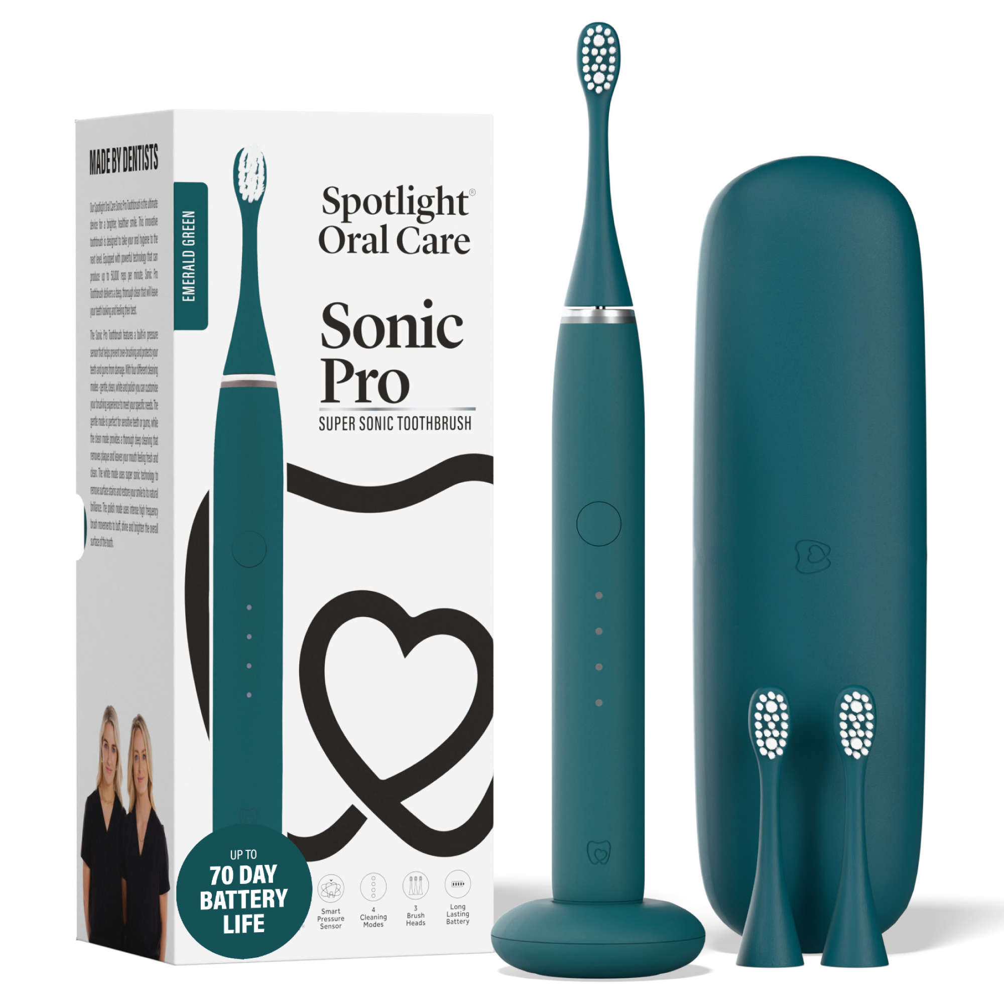 Sonic Pro Limited Edition Electric Toothbrush - Emerald Green
