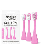 Sonic Pro Toothbrush Replacement Heads - Popular Pink