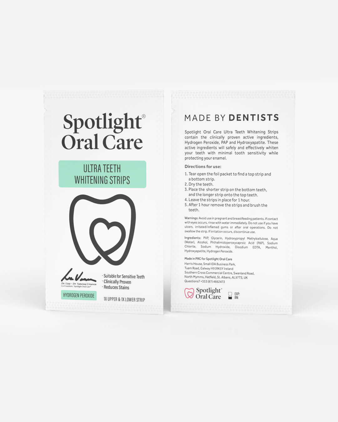 Spotlight Oral Care's advanced whitening strips formulated to deliver a brighter, healthier smile with zero sensitivity​
