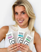 Pack of 3 clinically proven whitening toothpaste designed to lift stains and brighten teeth while protecting enamel​