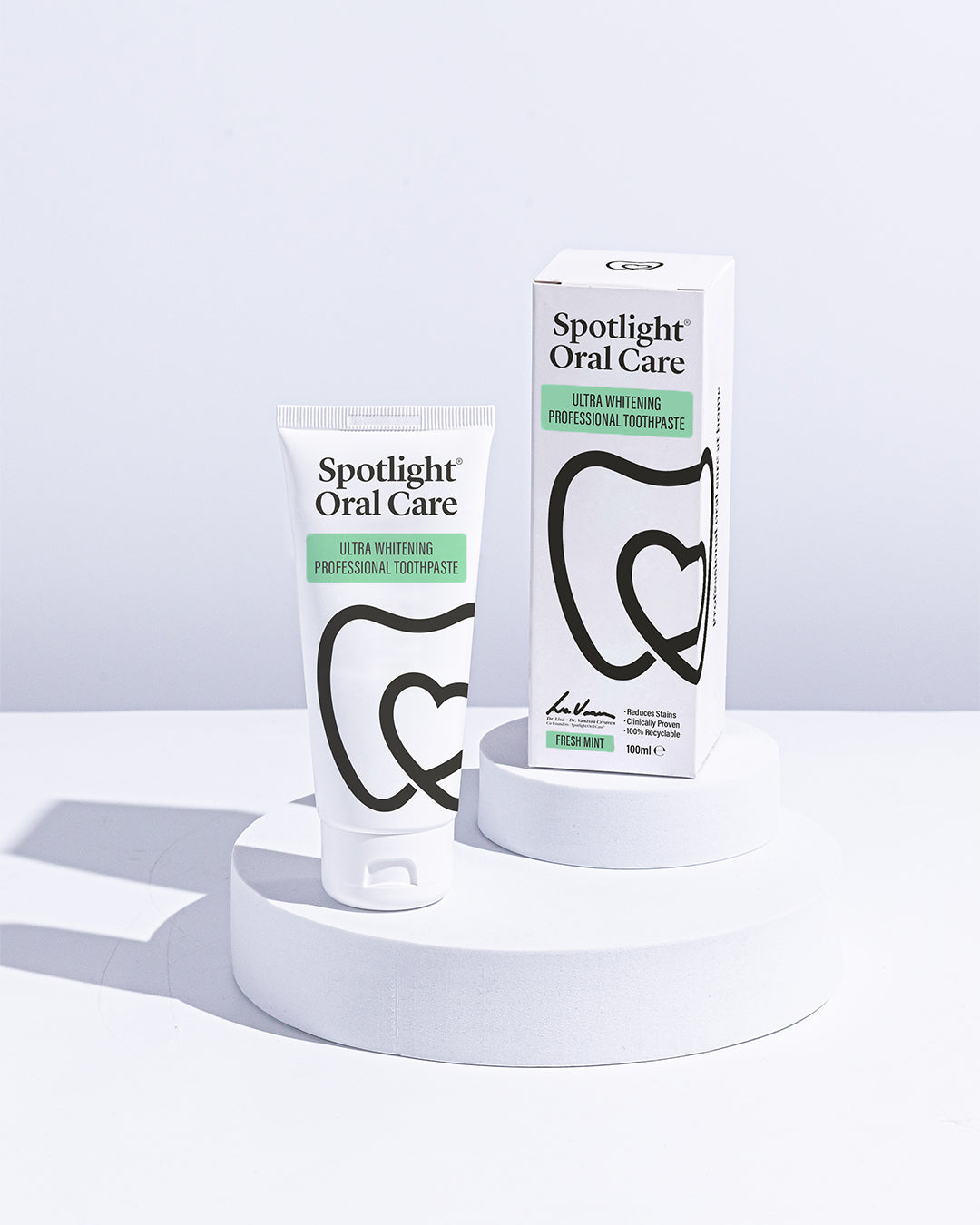 Spotlight Oral Care's Ultra Whitening Professional Toothpaste for achieving a brighter, healthier smile at home​