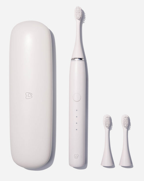 Spotlight Oral Care Sonic Pro Electric Toothbrush in Pure White featuring four brushing modes—Gentle, Clean, White, and Polish—for a dentist-level clean at home​