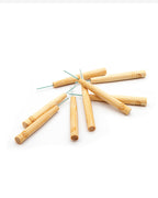 Plastic-free and vegan-friendly interdental brushes with naturally antibacterial properties, suitable for sensitive teeth and gums​