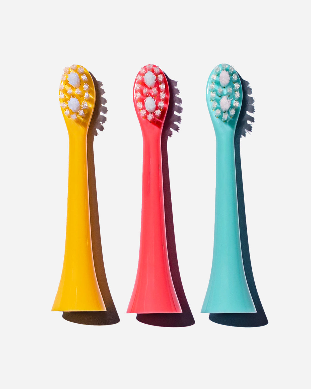 Sonic Toothbrush Replacement Heads Coloured