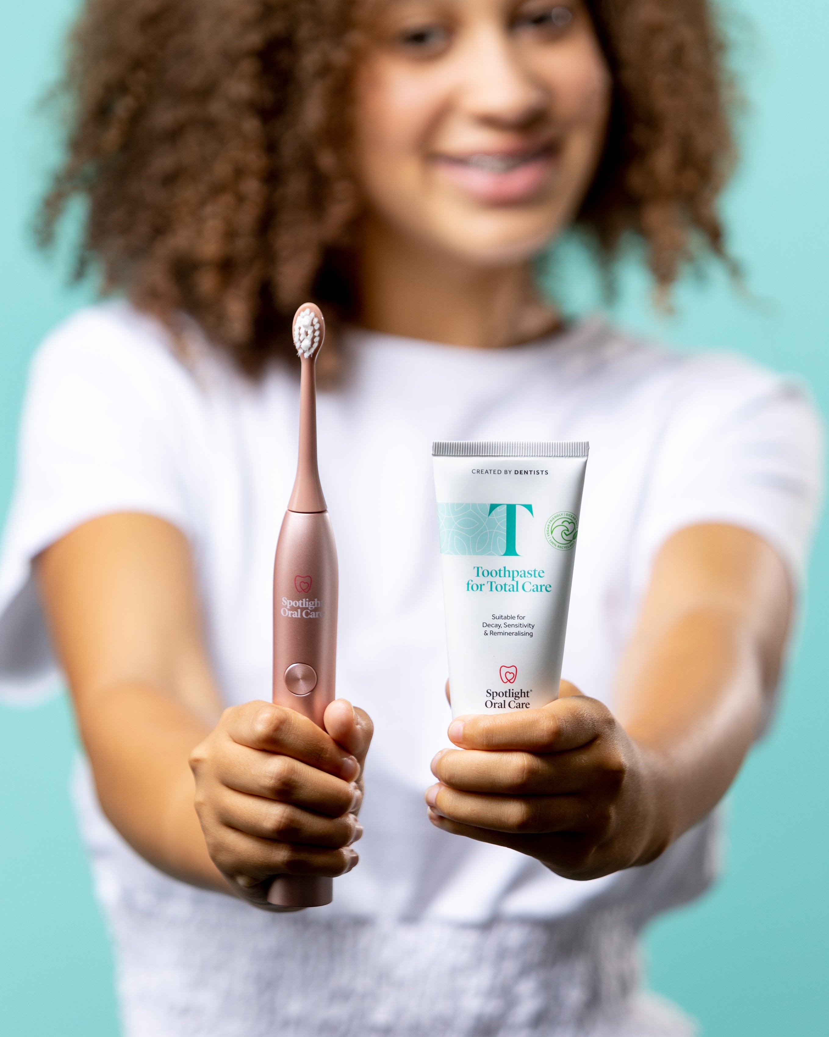 Dentist-developed Total Care toothpaste offering a refreshing mint flavour while targeting common dental concerns​