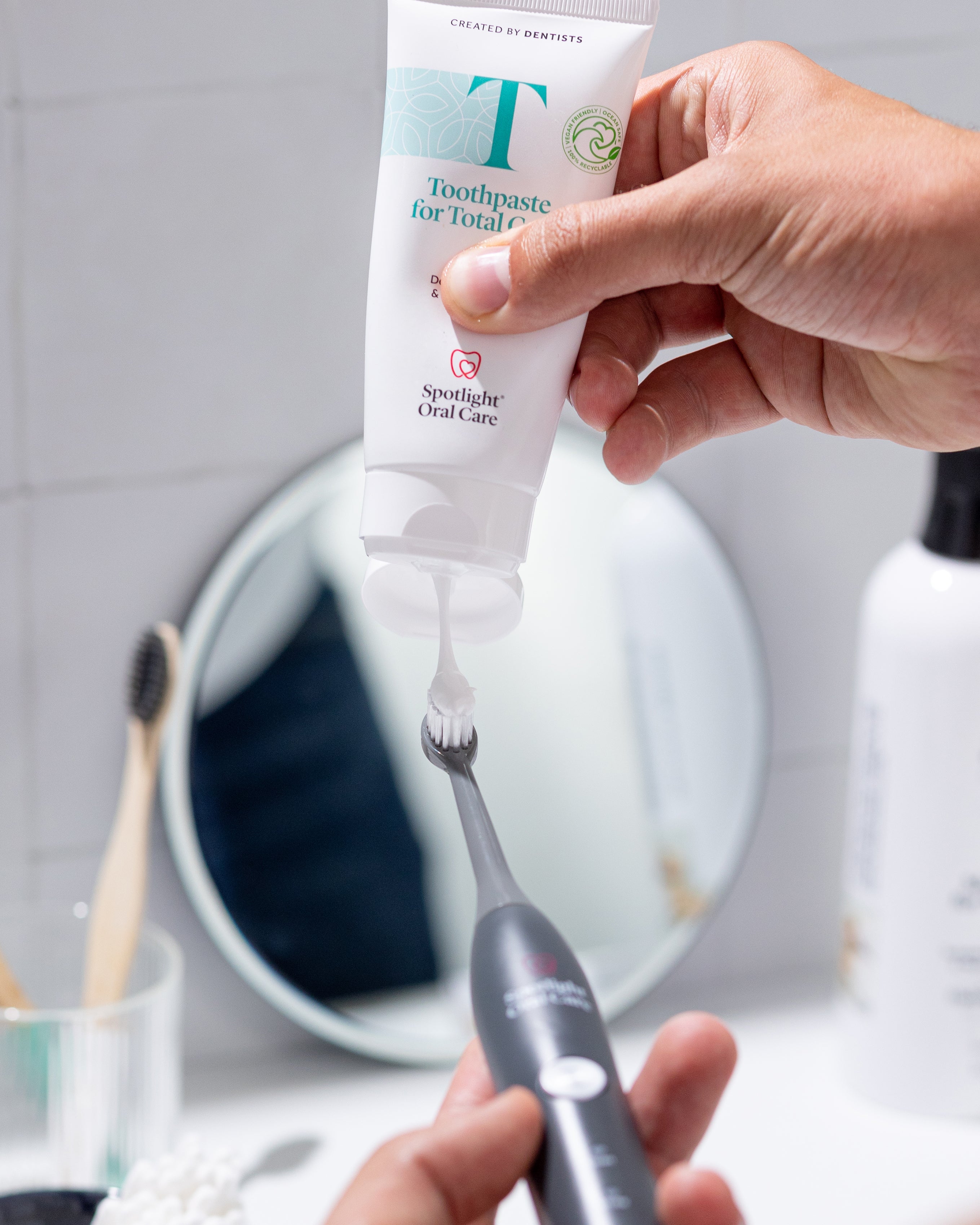Vegan-friendly and cruelty-free toothpaste formulated to provide all-around dental protection in a single tube​