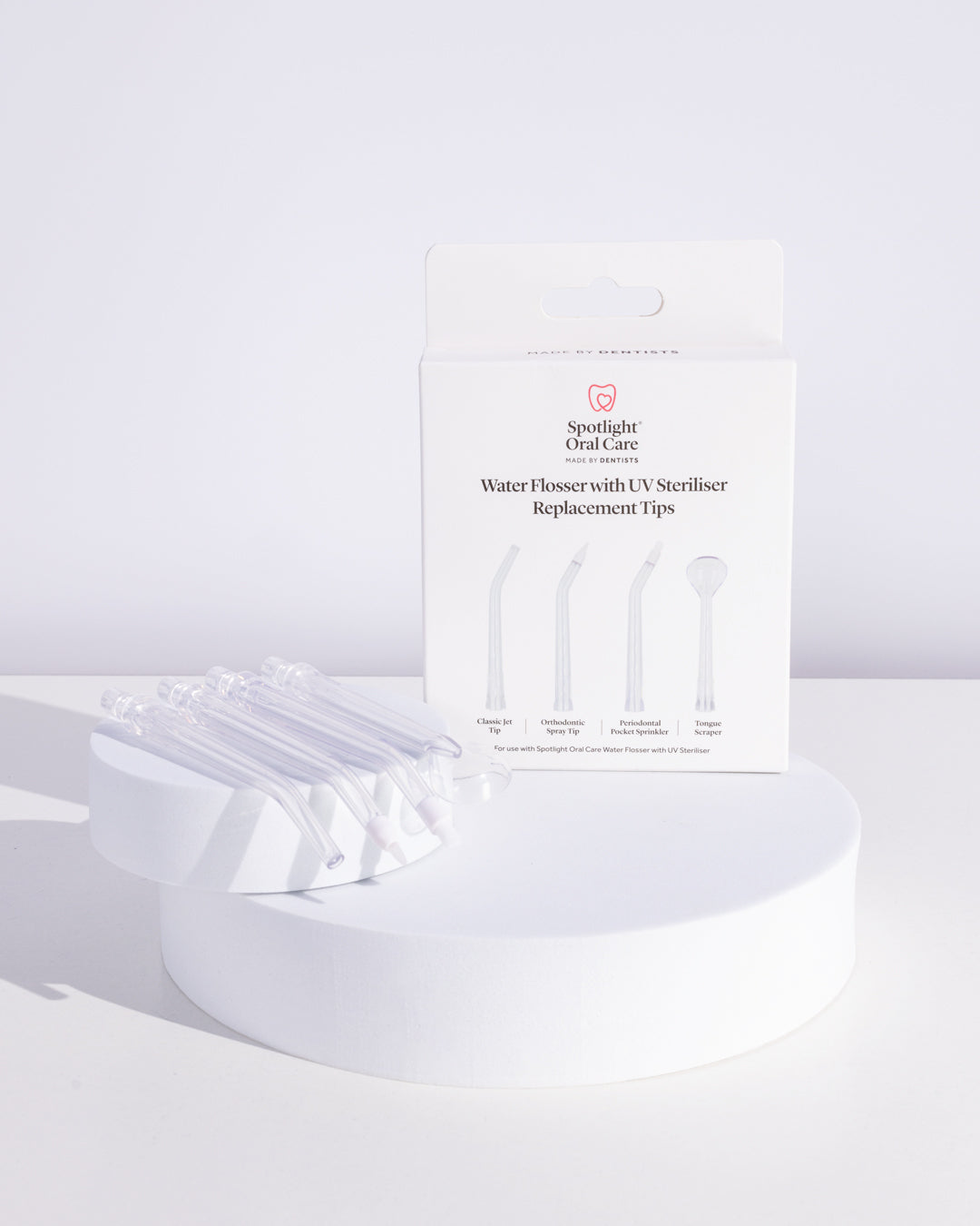 High-quality replacement tips crafted to maintain optimal performance of your water flosser, ensuring effective cleaning and oral care​